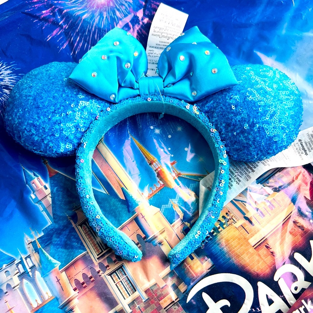 Disney Minnie Blue Sequin Ears